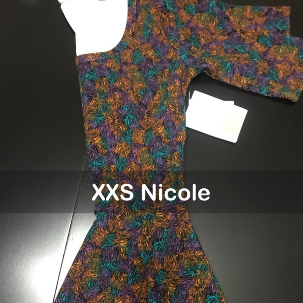 NWT XXS LuLaRoe Nicole Swing Dress